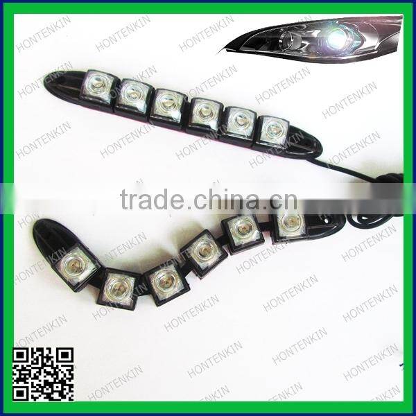 High bright 12 LED DRL 12v waterproof led lights