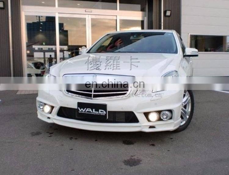 09~13y FRP material W- style W212 body kits for MB E-CLASS w212 car bodykit parts with front bumper rear bumper side skirts