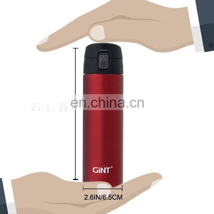 GINT 500ml Portable Customer Logo Insulated Stainless Steel Water Bottle