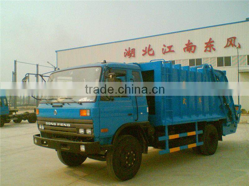 Dongfeng 8m3 refuse truck compactor