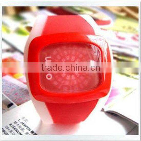 2013 Fashion silicone jelly watch candy odm watch