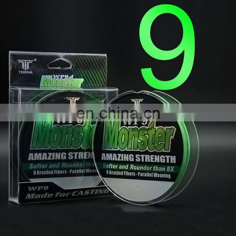 100m Per Spool Super Strong PE 9 Weaves Stands Braided Fishing Line