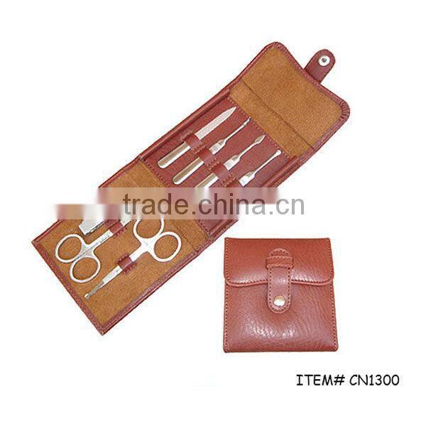 PU buckle bag high end manicure set