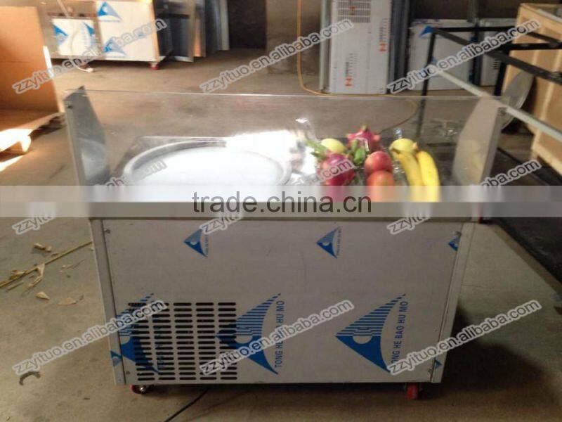Double Pan Fried Ice Cream Machine / Ice Pan Ice Cream / Ice Cream Cold Plate