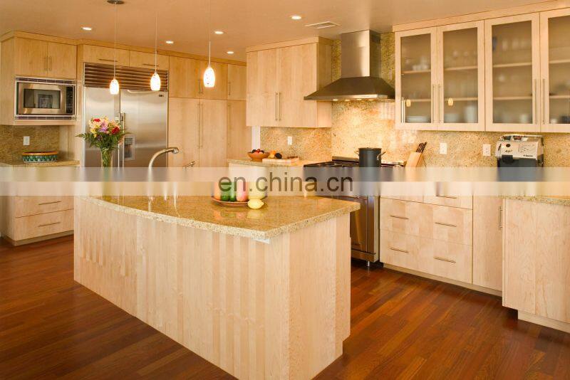natural maple wood shaker kitchen cabinet, american style kitchen cupboard