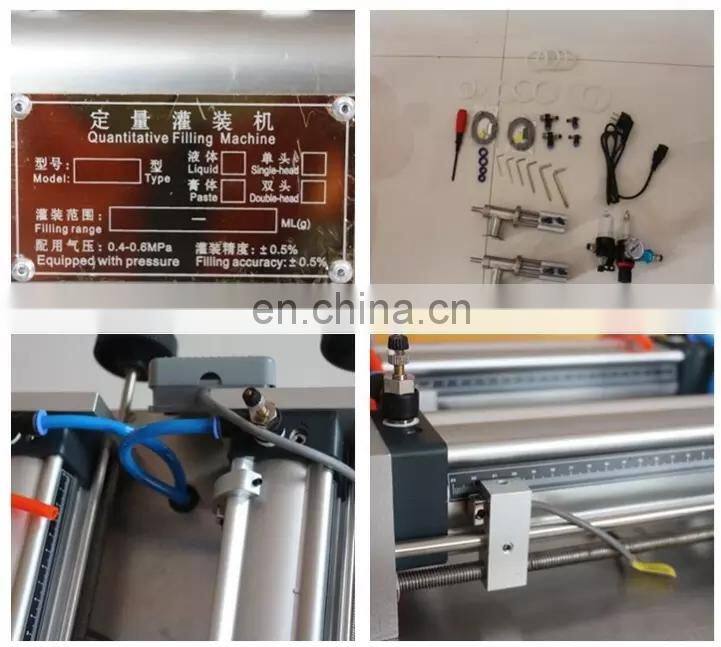 Semi Auto Glass Bottle Beer Filling Machine Piston Gel Vegetable Oil Liquid Filler Manufacturer