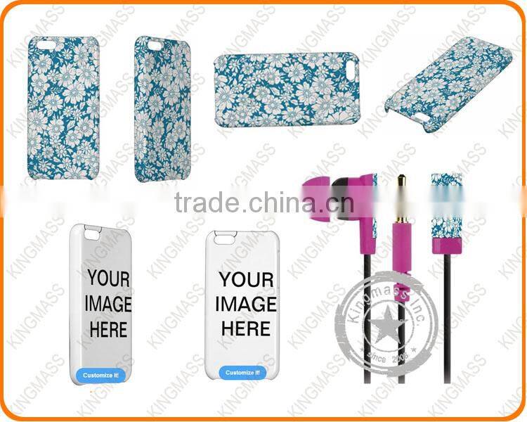 2014 newest gift packaging set Personalized phone cases + earphones (Customized color and patterns)