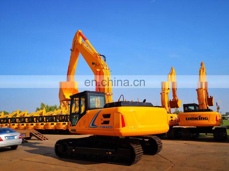 Lonking 24t hydraulic crawler excavator CDM6240 with 1.1 to 1.35m3 bucket