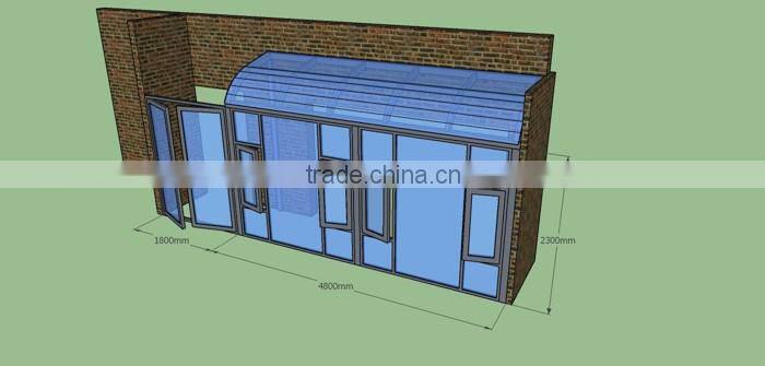 Top Class Direct Factory Price Customized Aluminum Balcony Sunroom