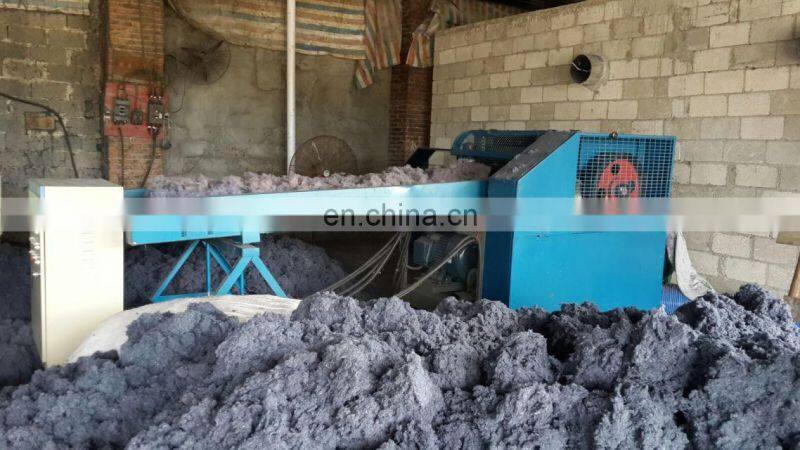 cloth waste cotton rags recycling machine rags cutting machine Fabric shredder