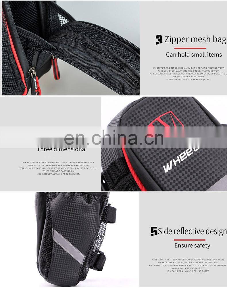 Bicycle bag mountain bike tail bag rear seat water bottle bag hanging riding folding bicycle accessories