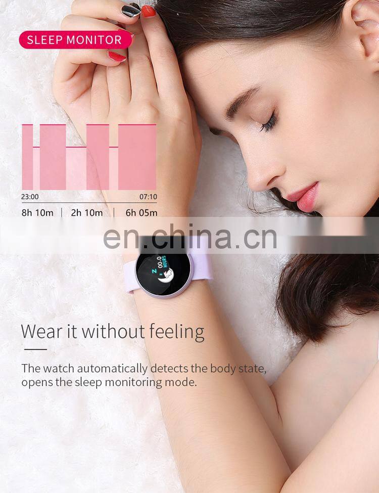 skmei b36 beautiful wrist smart for women sport watch heart rate