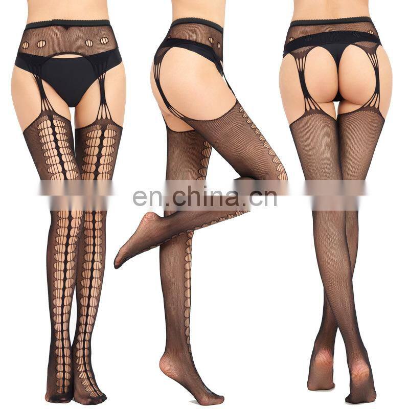 2022 Mature Women Foot Black Lace High Tight Interior Nylon Silk Stocking Foot Sexy Stockings