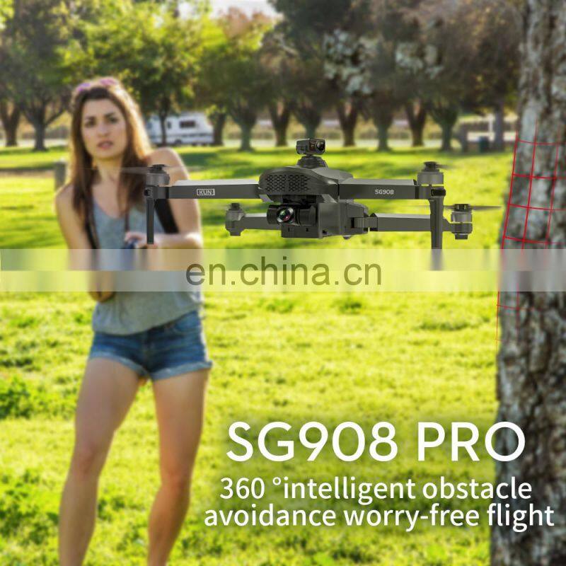 SG908 Drone With 4K quadcopter Camera 3-axis gimbal 1.2km control drones professional long distance drone sg908