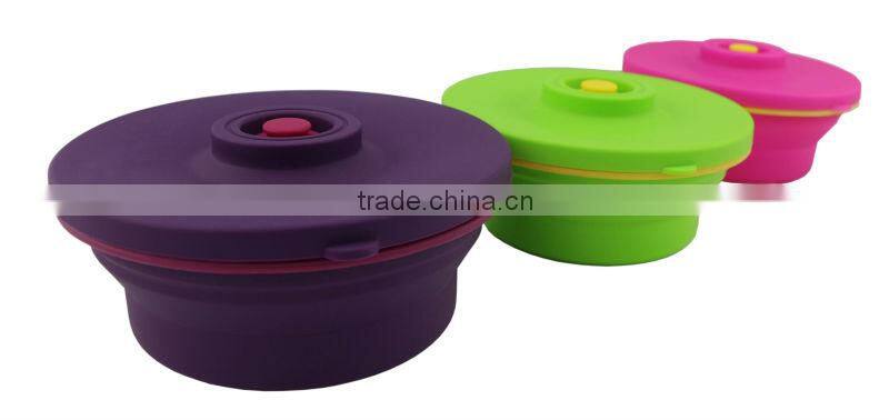 100% Pure FDA LFGB Silicone Pet Food Storage Containers