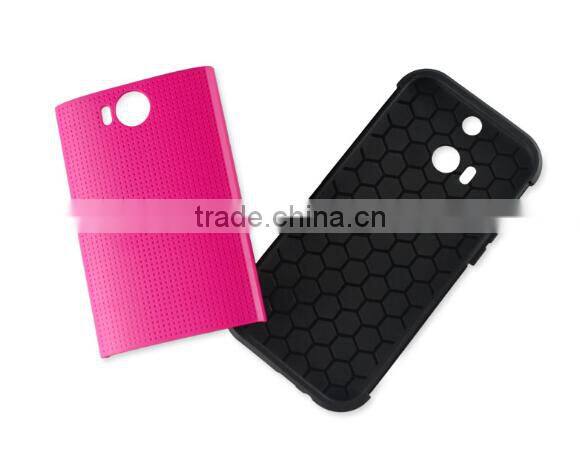 2015 China Factory Newest Tough Slim Armor Case Shockproof for HTC M8 case Cover back case