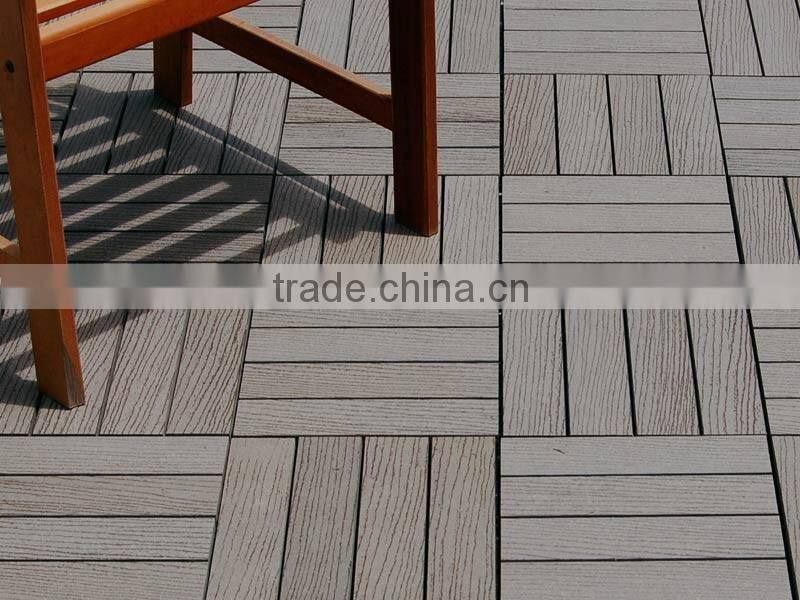 Numerous in variety WPC diy wood composite decking in yard