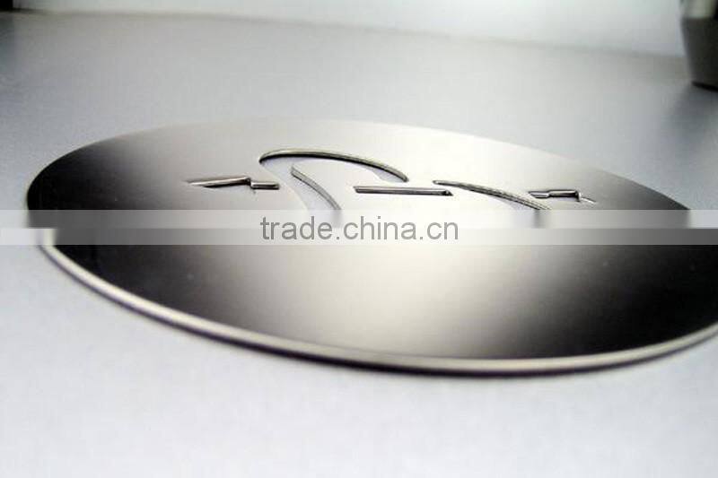 Metal stainless steel coffee stencil