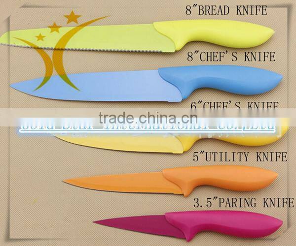 5 pcs stainless steel chef knife set kitchen