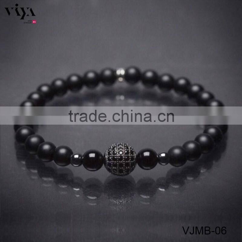 2016 TOP Sale Bracelet Bangle Stainless Steel Bead Bracelet Valentine Day Gift for Men