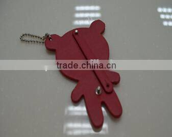 PU Leather Dog Shape Hang Tag can be Decorated with DIY Slide Letters