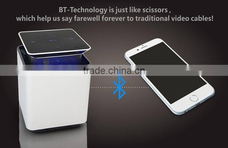Bortable Bluetooth Speaker With Touch Sensitive Control Screen