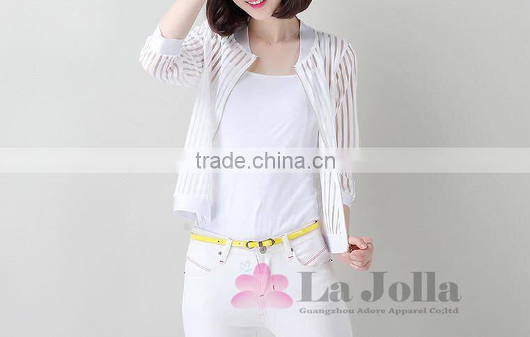 New Fashion Fringe Organza long sleeves T-shirt 092