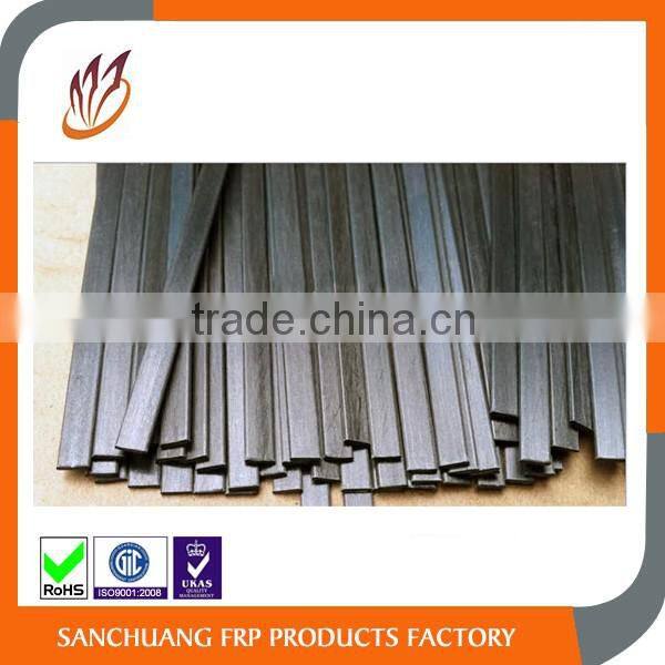 Good Fatigue Resistance Carbon Fiber Flat Strip Carbon Truss Rod