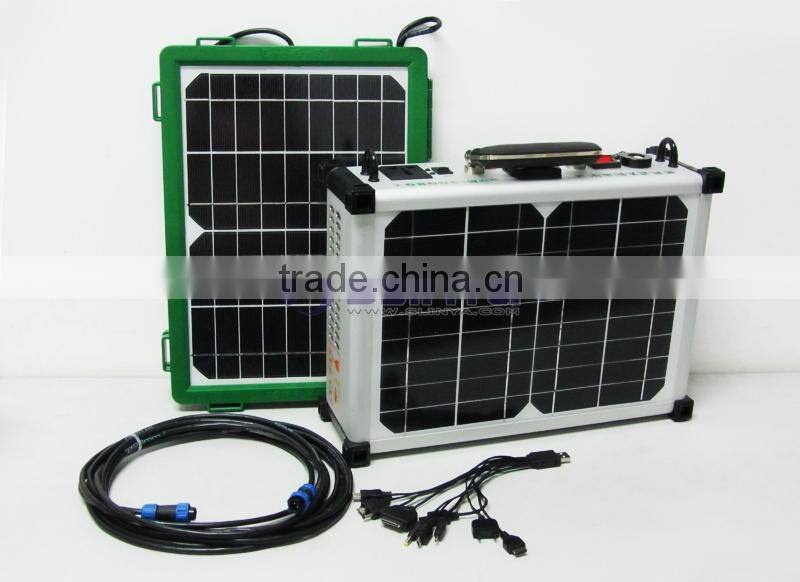 40W Solar Charger High Power Single Silicon Solar Panel Box Power Bank Set