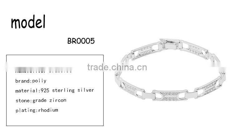 nail bracelet for men 925 sterling silver bracelet