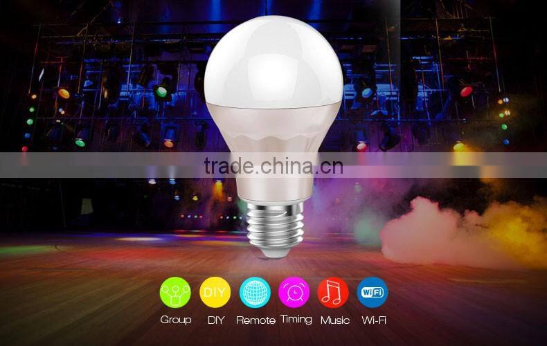 Hot new led bulb wifi type, 7W WiFi mini LED light bulbs