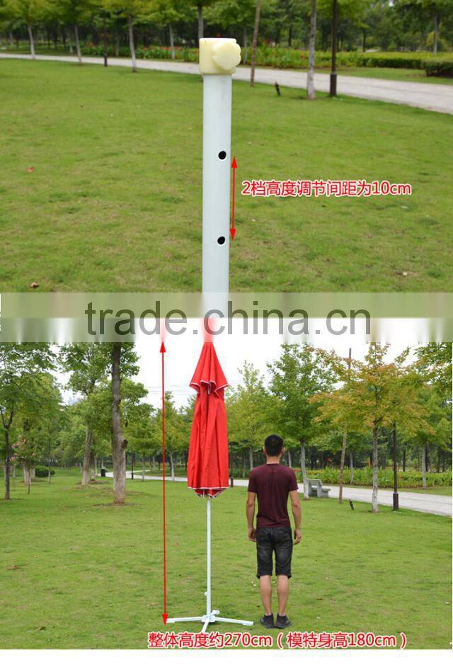 Gaint double layer red sunshade patio umbrellas 3m