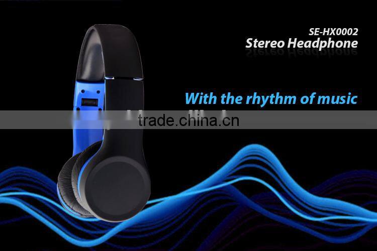 foldable headset Working with All 3.5 mm Music Device, Laptop, Tablet PC, Smart Mobile Phone