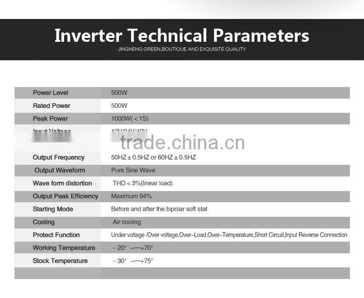 Hot Sale off grid 500w solar inverter price