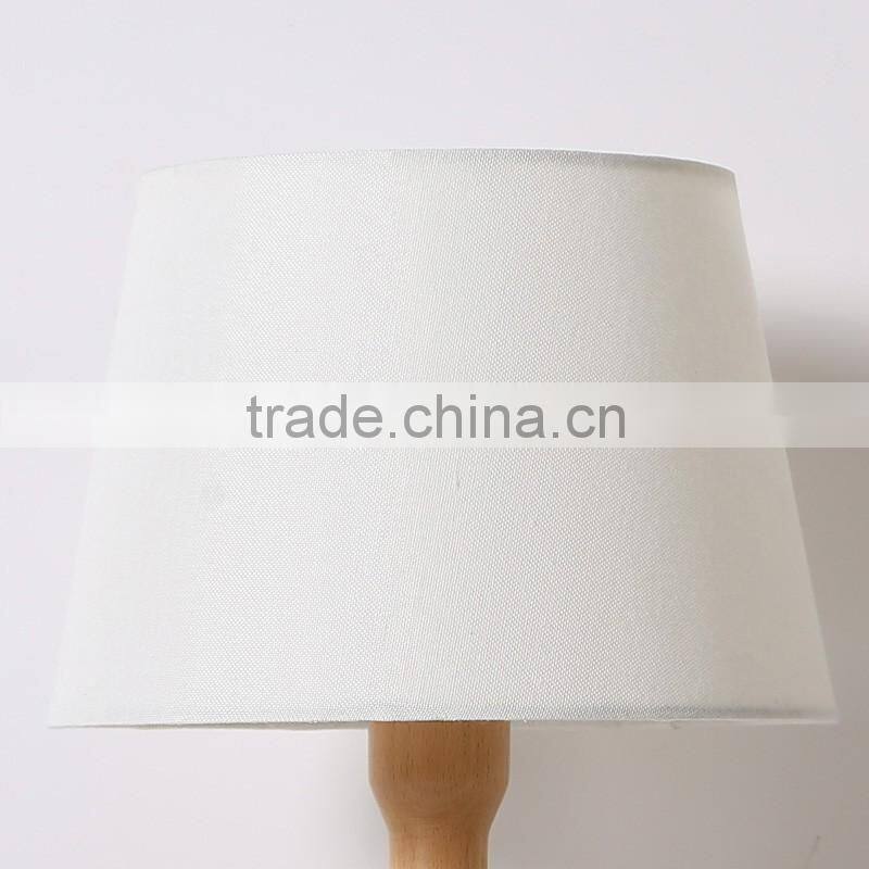 Modern Fabric Shade Wood Table Lamp LED Wood table lamp JK-879-18 LED Wood table Light