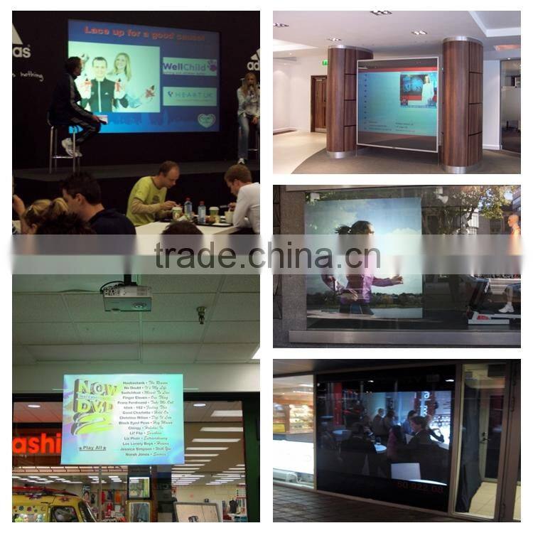 Top quality Holographic screen film with 4types transparent,light grey,dark grey,white