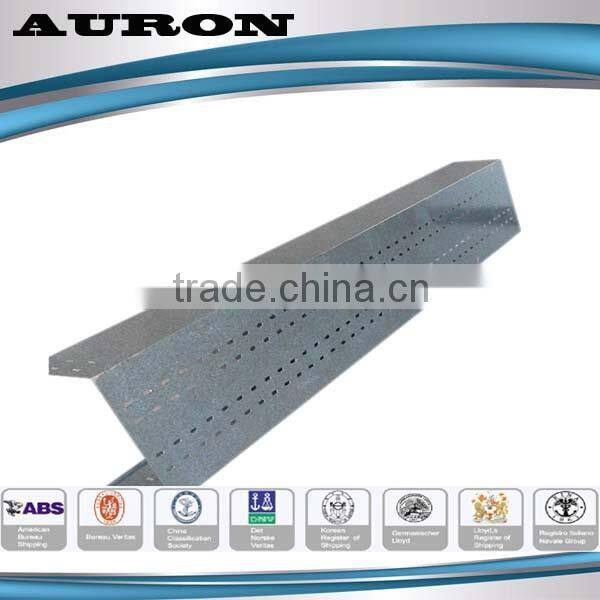 AURON/HEAWELL ABS BV GL DNV ISO ROHS CE Hot dipped galvanized outdoor cable tray/GI cable perforated tray/Steel Cable trough
