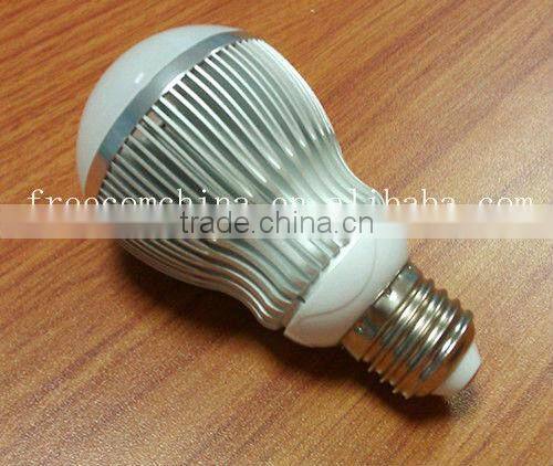 E27 6W glass cover Aluminum LED Bulb Lamp Shell