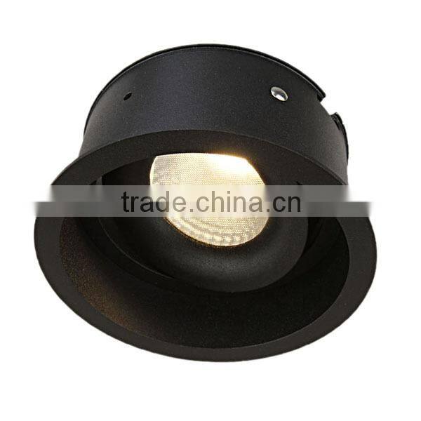 IP54 Tiltable Citizen Anti-glare 13W Round Recessed Aluminum LED Downlight