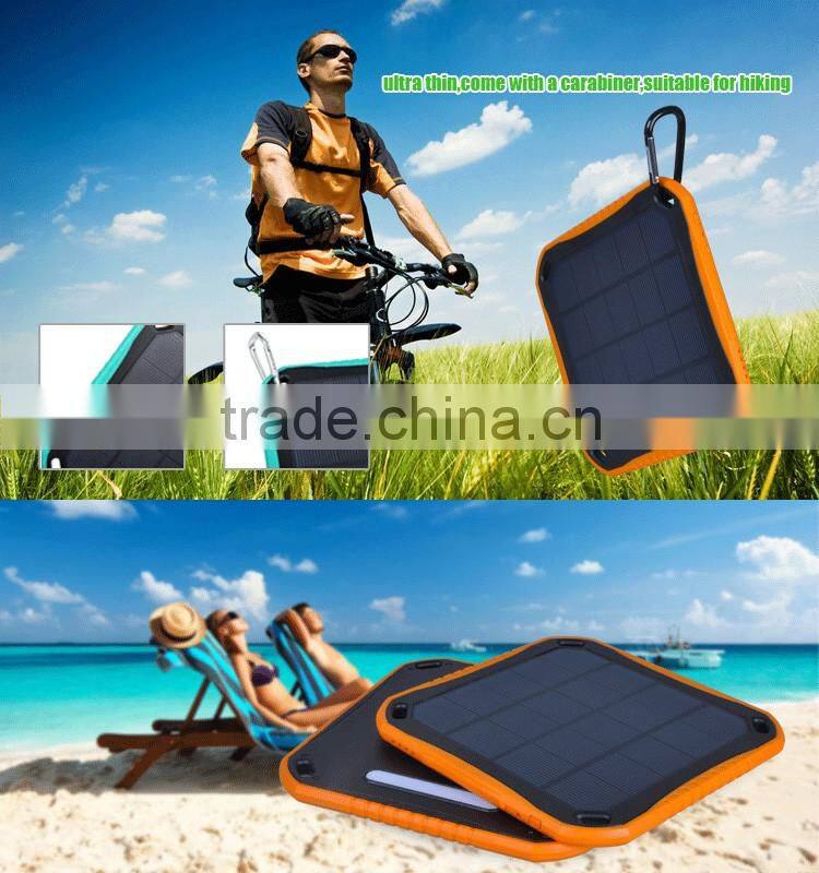 Popular solar power bank portable solar power bank solar outdoor camping solar power bank