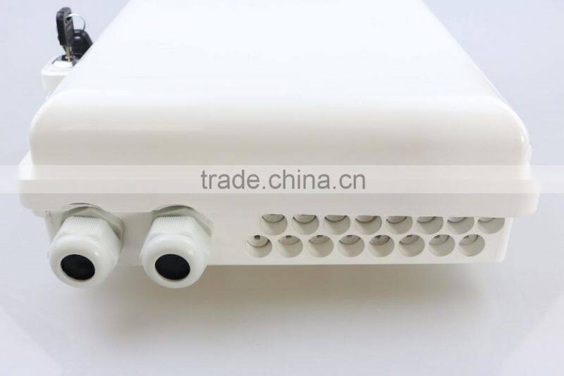multifunctional Outdoor ftth Factory Supply Distribution Box 16 Cores fiber optic cable splicer
