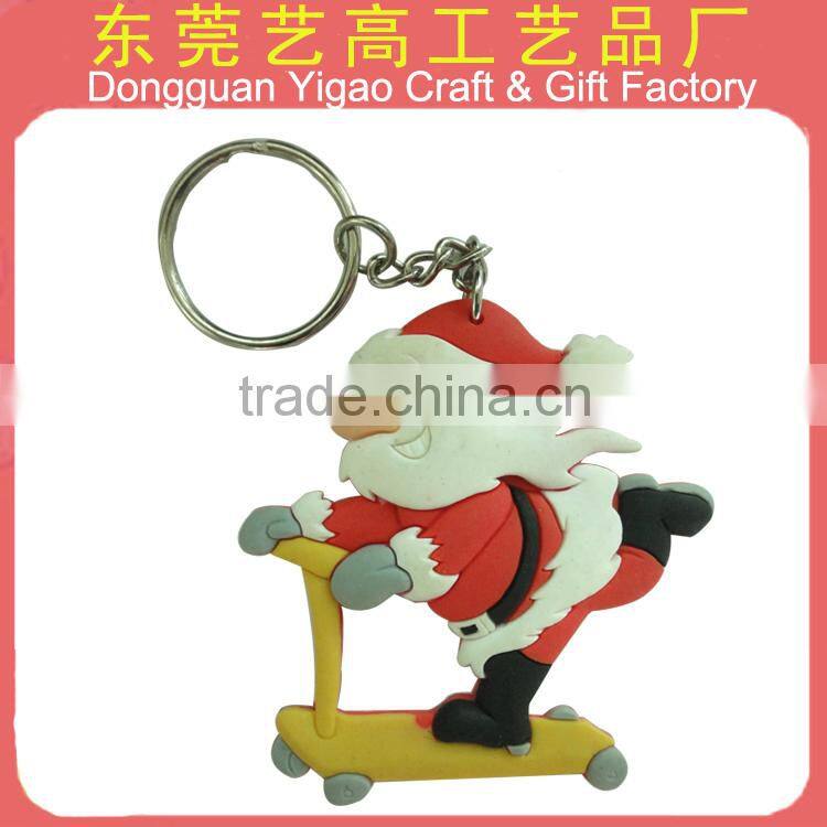 2016 Soft PVC one side embossed car parts key chain