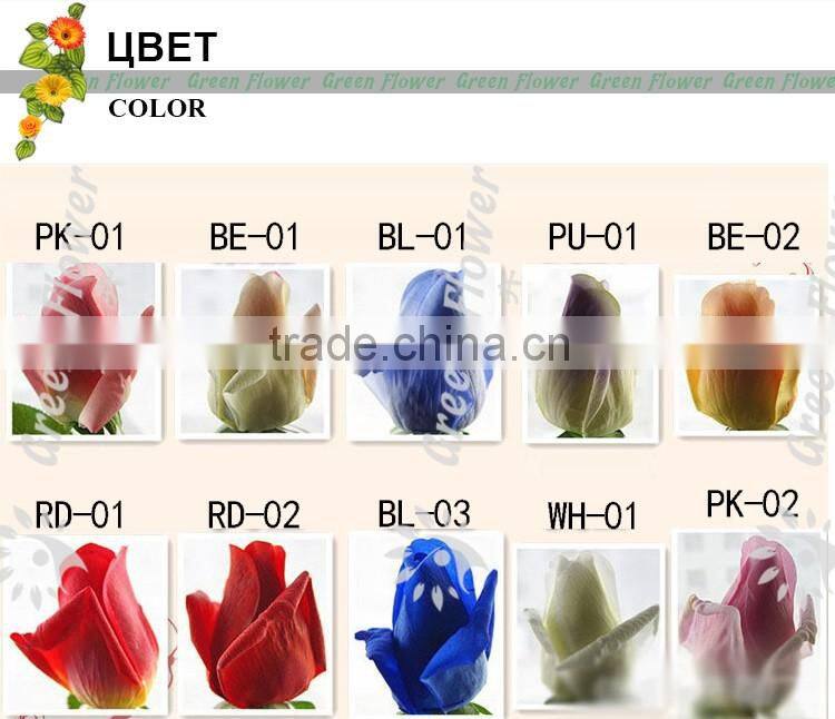 Greenflower 2016 Wholesale Real Touch Latex PU Gemstone rose China Artificial Flowers Rose for wedding decoration