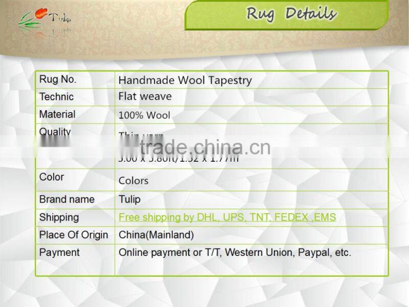 Royal Handmade Wool Tapestry