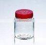 Small plastic pet jar and bottle