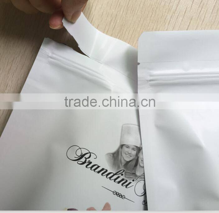 Easily Open Laser Scoring Stand Up Pouch With Resealable Ziplock