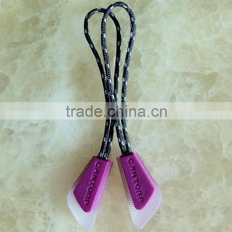 Colorful PVC Injection Zipper Puller