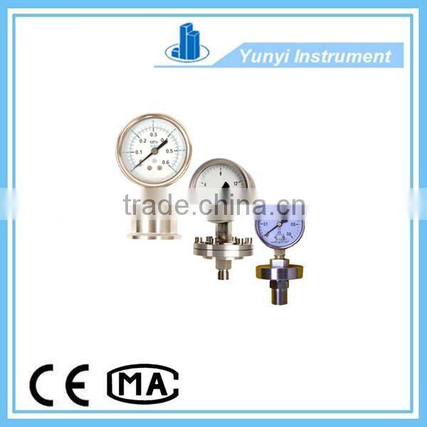 China manufaturer safety Diaphragm Pressure Gauge hot sale