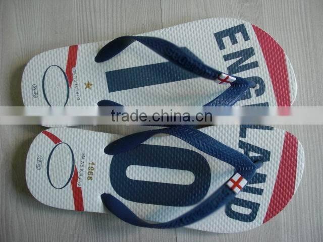 Custom design rubber man slipper