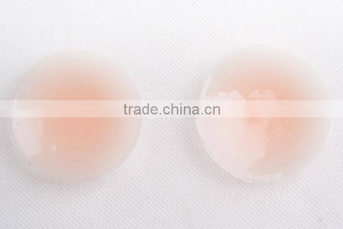 OEM Cheap Girls Sexy Round Shape Nude Silicone Thin Nipple Cover